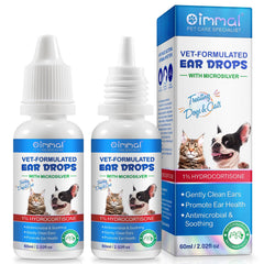 VOSIFSDIY dog-cat ear drops bottle pour for easy application and gentle relief