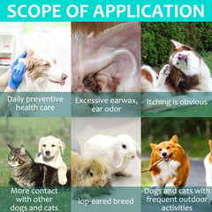 VOSIFSDIY natural-dogs-cats-ear-cleaner emphasizes gentle, fragrance-free care