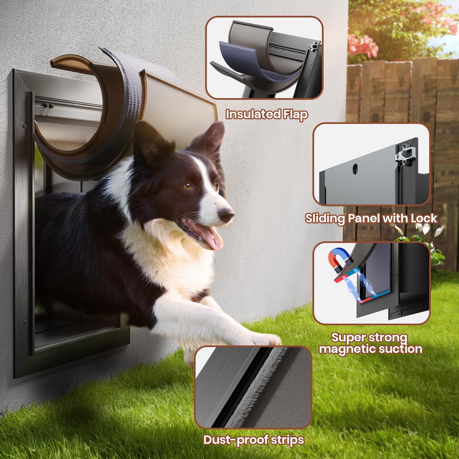 VOSOIR Easy Installation with included screws and templates simplifies setup