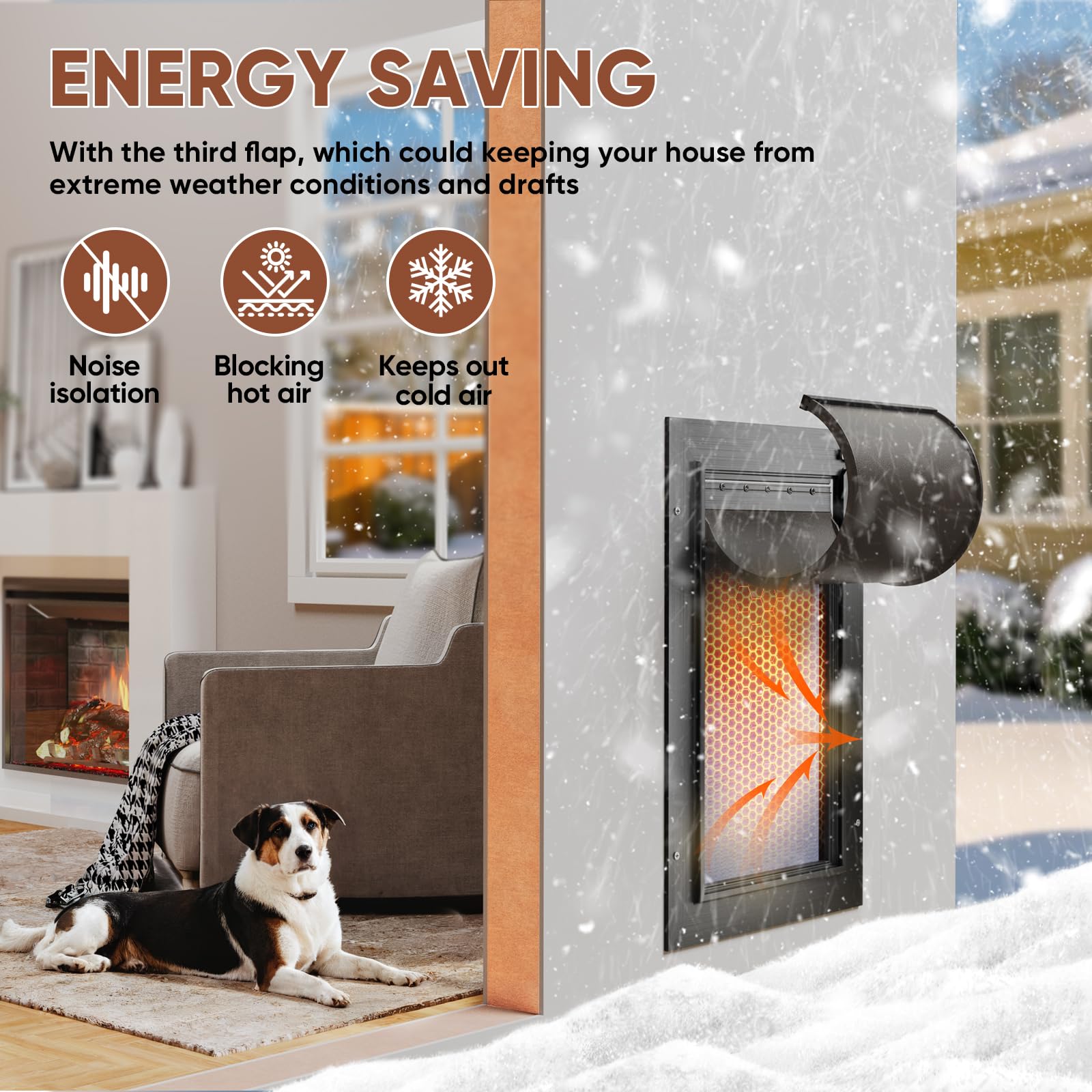 VOSOIR Thermal-Insulation Layer reduces drafts while keeping pets comfortable