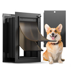 VOSOIR dog door wall opening enables easy indoor-outdoor access for medium dogs.