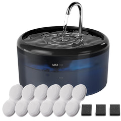 VOUAAOOD Cat Fountain front view, compact hydration station for households