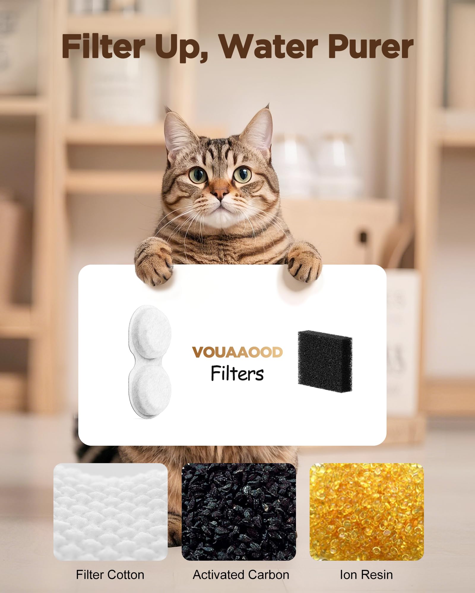 VOUAAOOD Easy-clean design simplifies maintenance