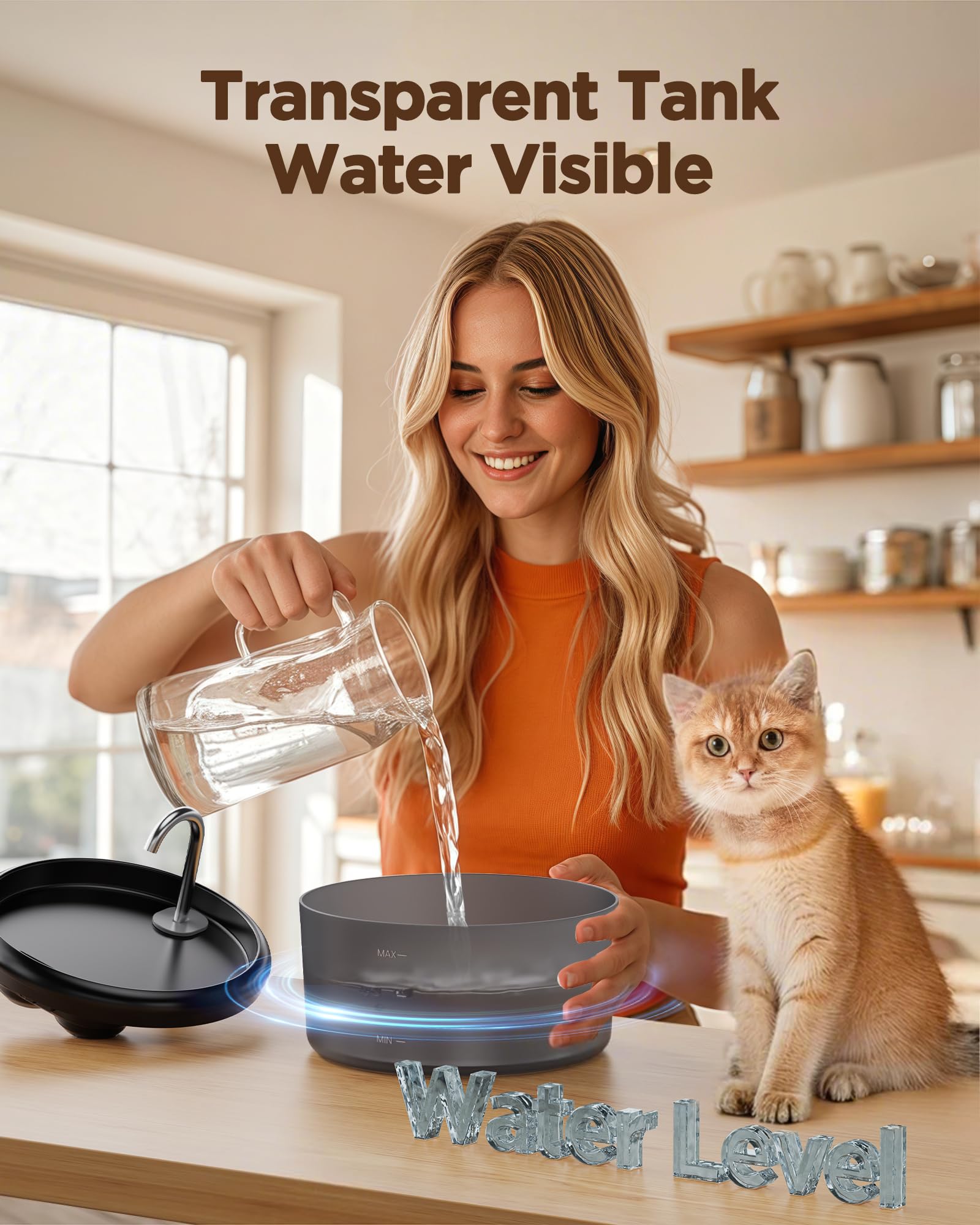 VOUAAOOD Silent water pump operates quietly for calm use