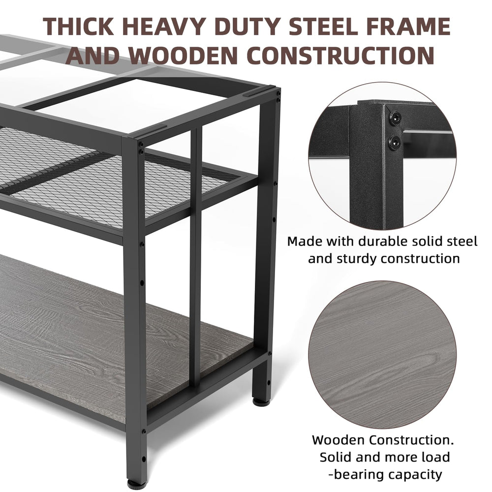 VOWNER rust-proof coating close-up highlights moisture resistance on the stand.