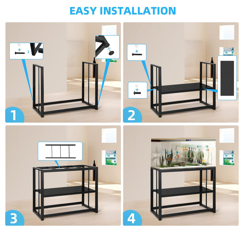 VOWNER home-office setup example shows organized, ready-to-display tank area