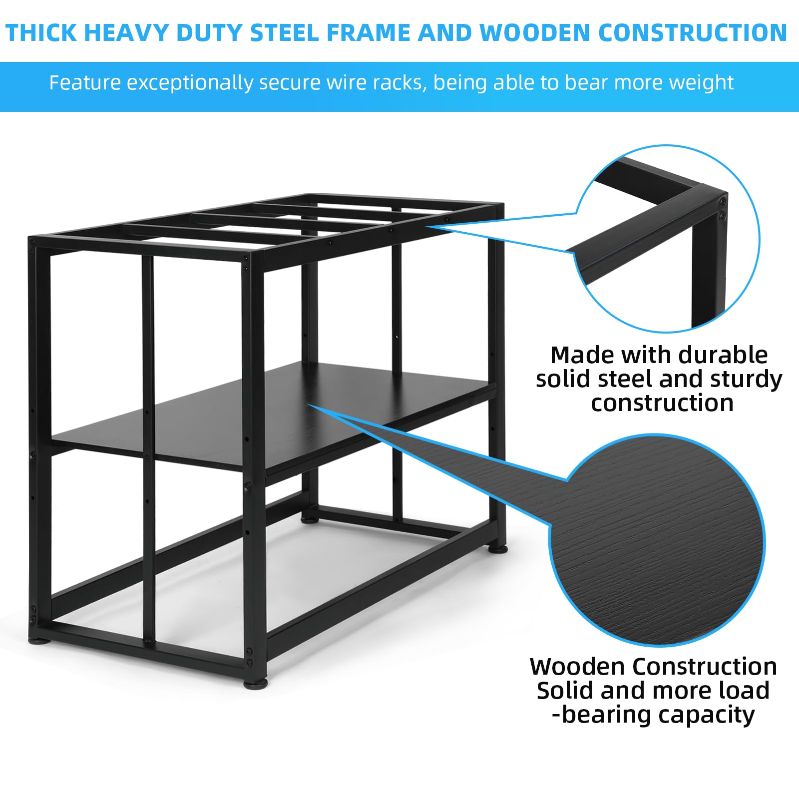 VOWNER rust-proof powder coating communicates moisture resistance and long-lasting durability