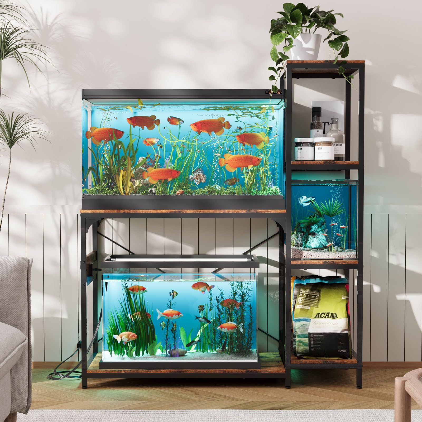 VOWNER 500 lb capacity supports tanks, decorations, and gear.