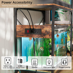 VOWNER reversible design allows left- or right-side shelves configuration.