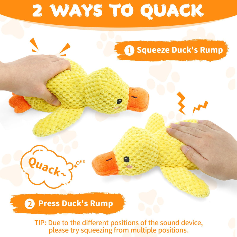 VOXGET Calming Duck Toy dual-function pillow, cozy cuddle time.