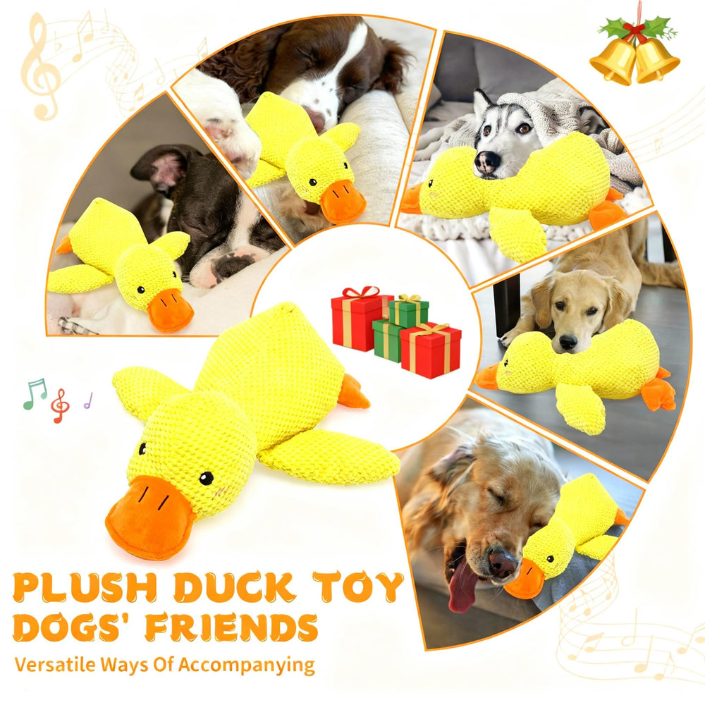 VOXGET Calming Duck Toy interactive playtime with bright yellow design.