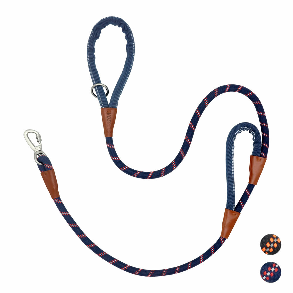VOZRELS 5ft leash traffic-handle close-up for safer street walks