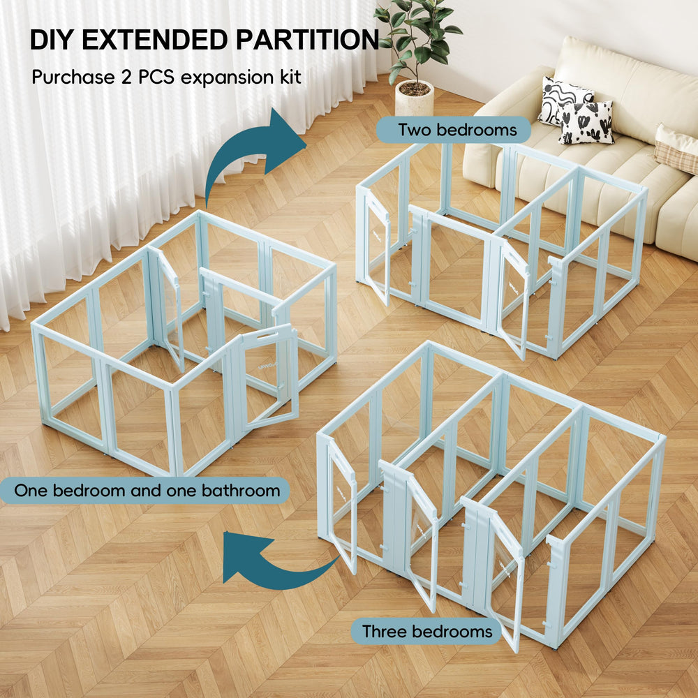 VPNQwQ versatile pet playpen for puppies training and relaxation