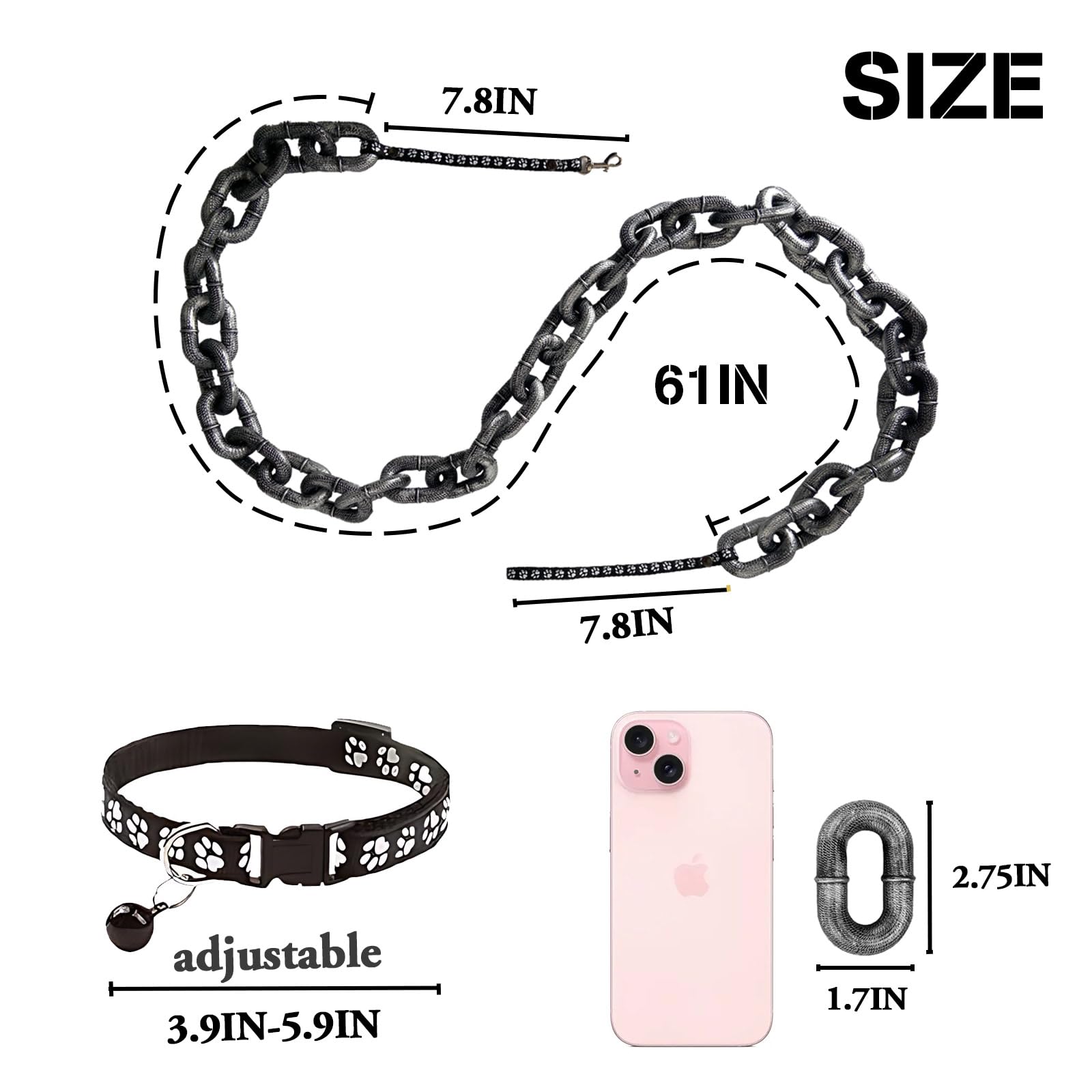 VQARCH puppy collar black soft-plastic material ensures secure comfort on small-pet strolls.