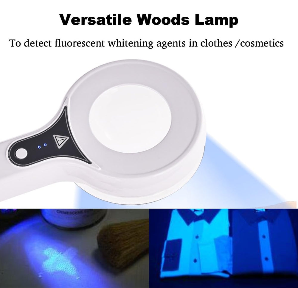 VQP Woods Lamp LED beads provide bright, even lighting for accurate skin detection