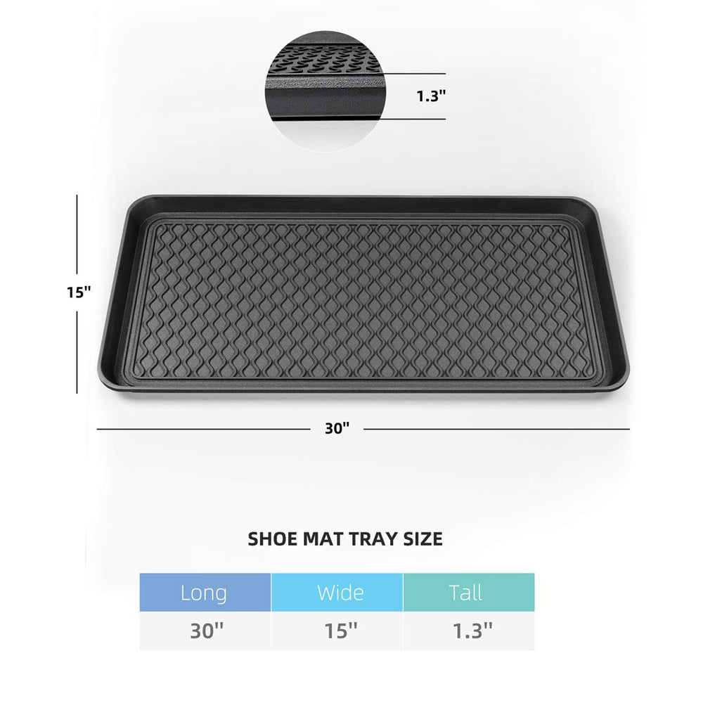 Vramy Finorder boot trays durable PP construction withstands wet seasons.