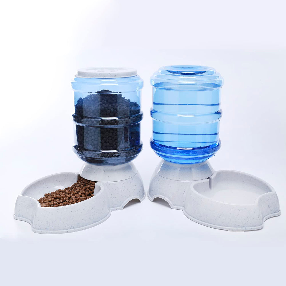 VSEER automatic feeder with bowl in use demonstrates gravity-fed reliability.