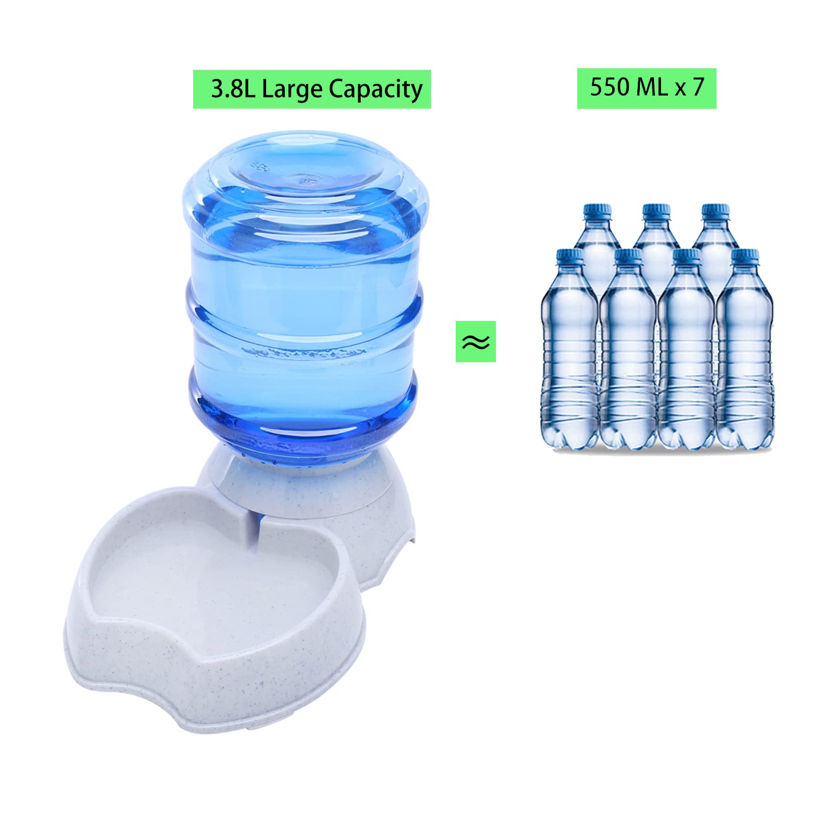 VSEER packaging includes feeder, water dispenser, and anti-skid mats.