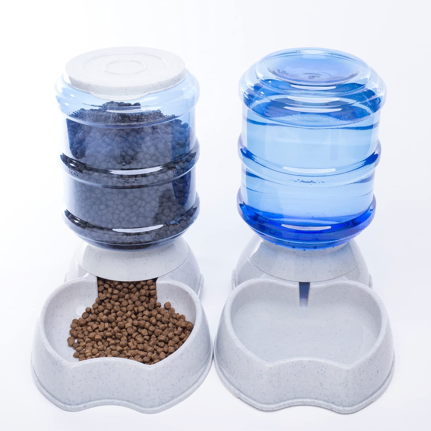 VSEER pet feeder base highlights leak-prevention design for stable feeding.