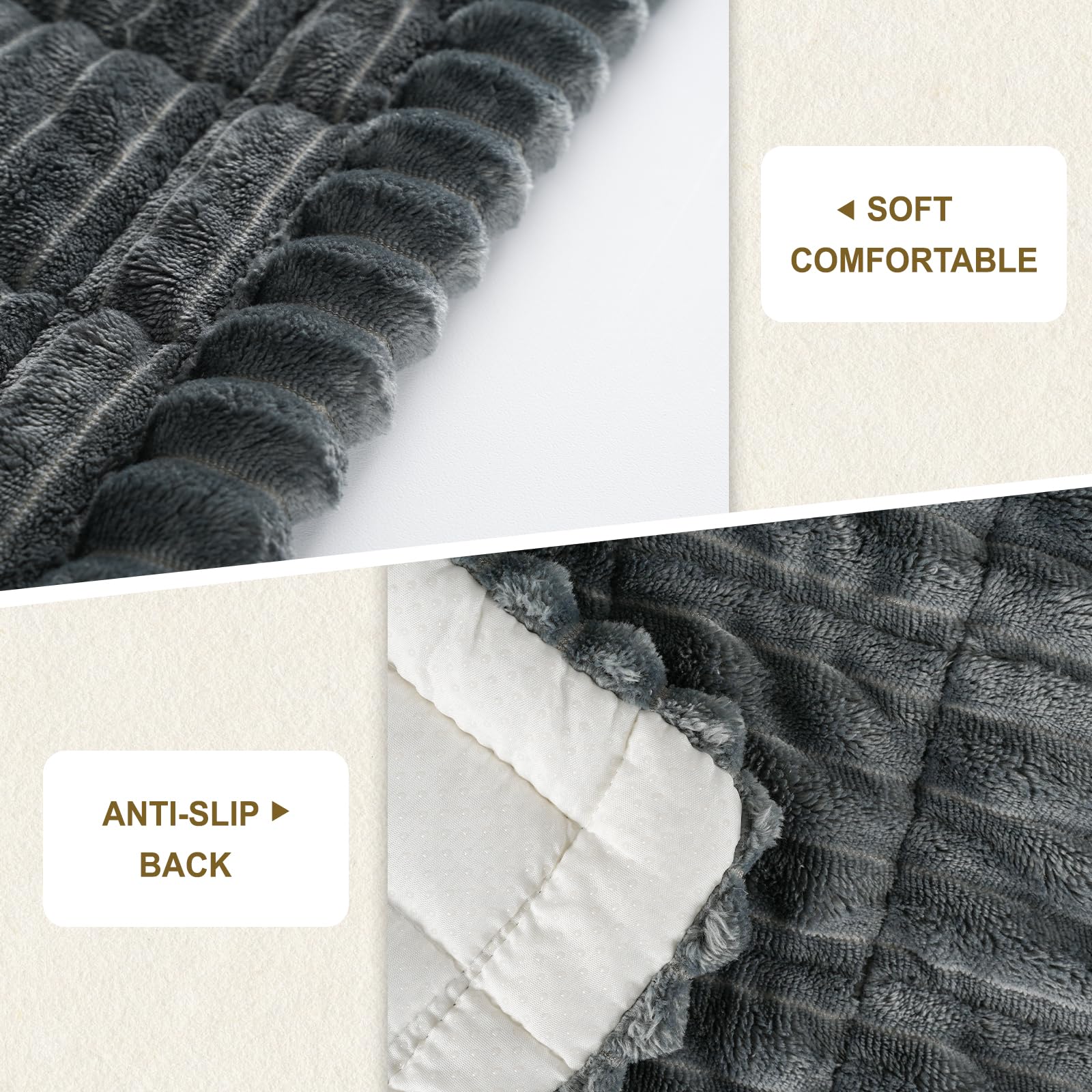 VSIWB dog car seat cover with non-slip silicone dots to prevent shifting.