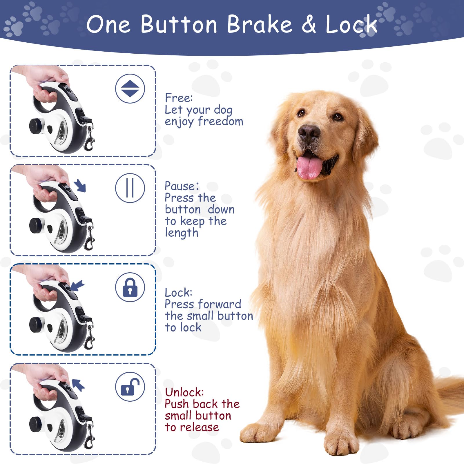 VTOPVMAX 360 degree tangle-free design keeps leash smooth from any angle
