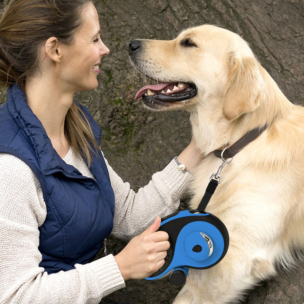 VTOPVMAX blue non-slip handle close-up reducing fatigue during walks