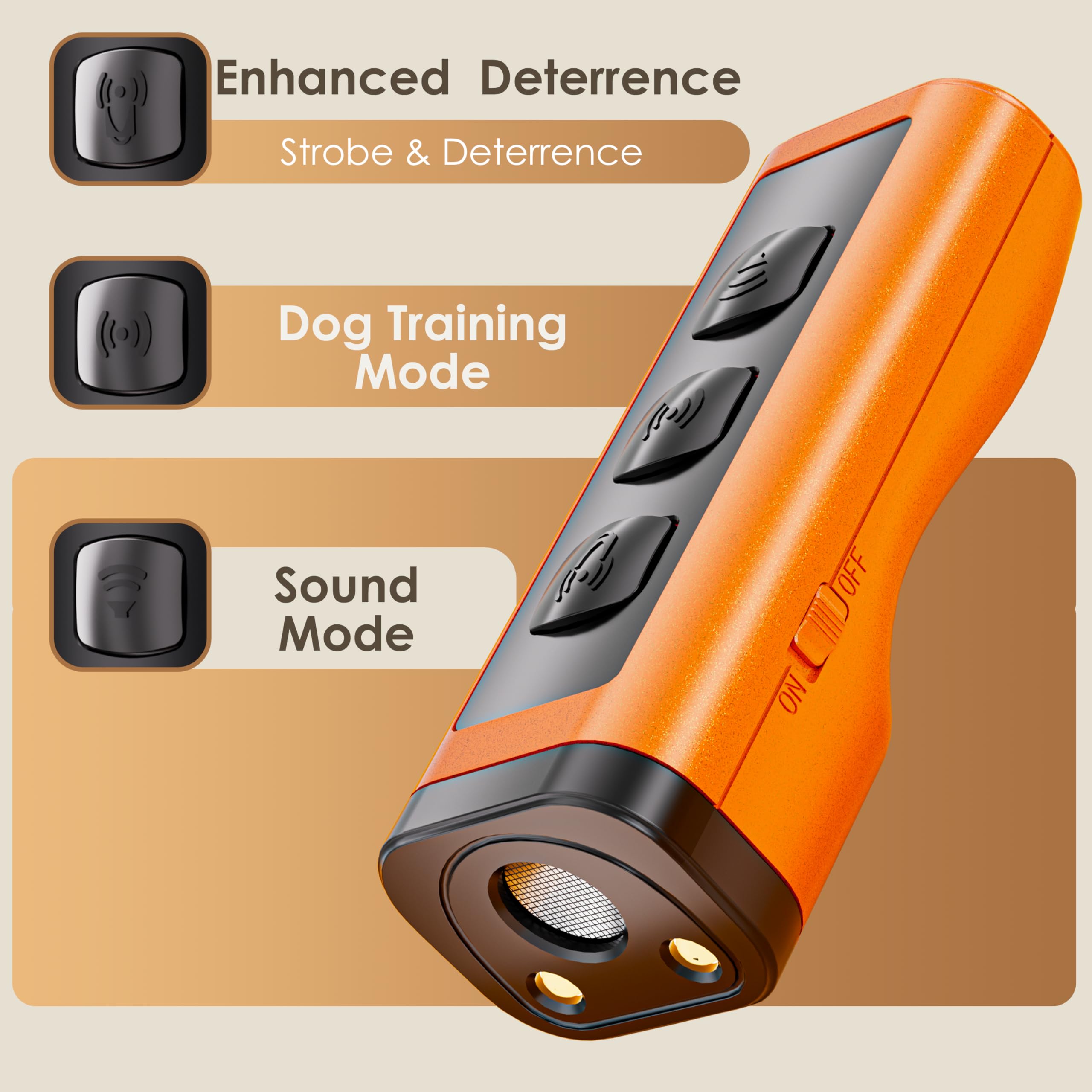 VUL neighbor-dog deterrent use-case for reducing outdoor barking disturbances