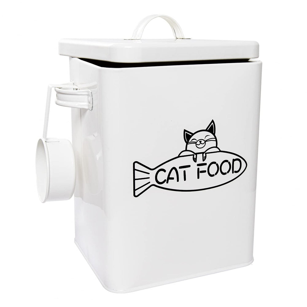 Vumdua dog-cat food container lid demonstrates airtight seal for fresher kibble.