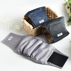 VUNCESSIN premium dog belly band closeup highlights durable stitching and secure fit.
