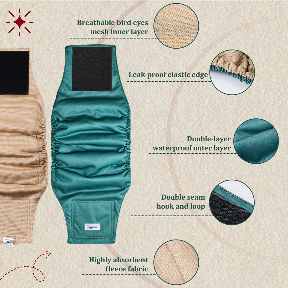 VUNCESSIN secure Velcro closure ensures reliable fit for active pets.