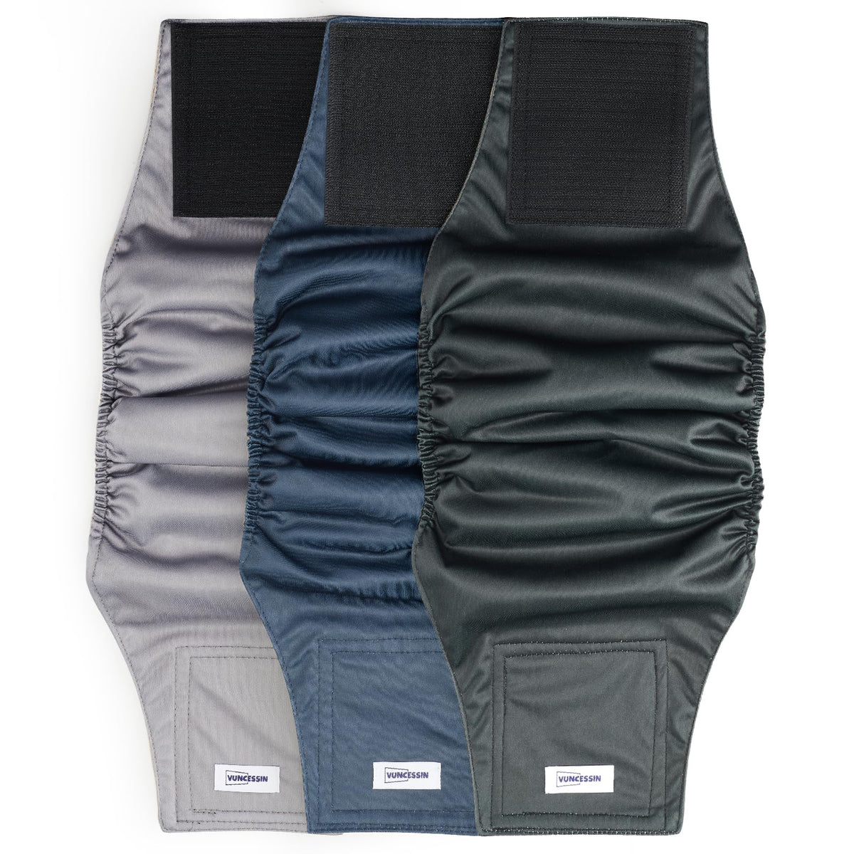 VUNCESSIN washable dog diaper pattern A offers stylish daily wear.