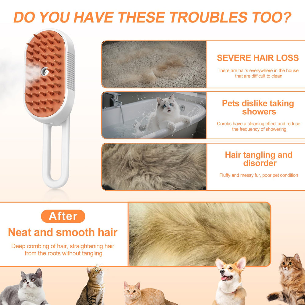 VVVVVW Steam Brush shampoo-bottles image shows included two waterless bottles.