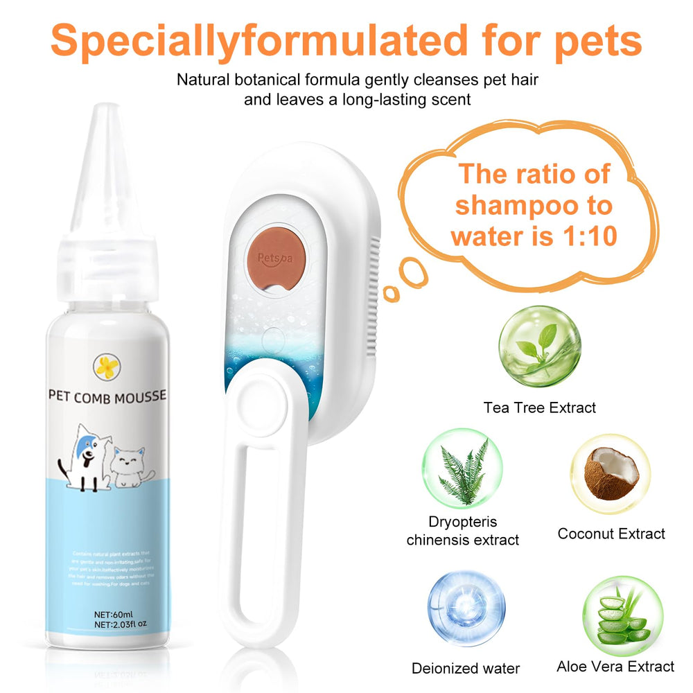 VVVVVW Steam Brush water-tank reveals 25ml capacity for on-demand mist.