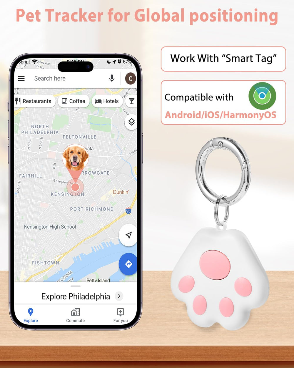 VVyL GPS tracker offers seven day history to retrace routes.