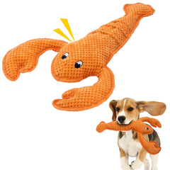 VWPTCHI lobster no stuffing squeaky toy shows mess-free chewing benefits