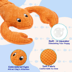 VWPTCHI seahorse no stuffing toy emphasizes durable teething play