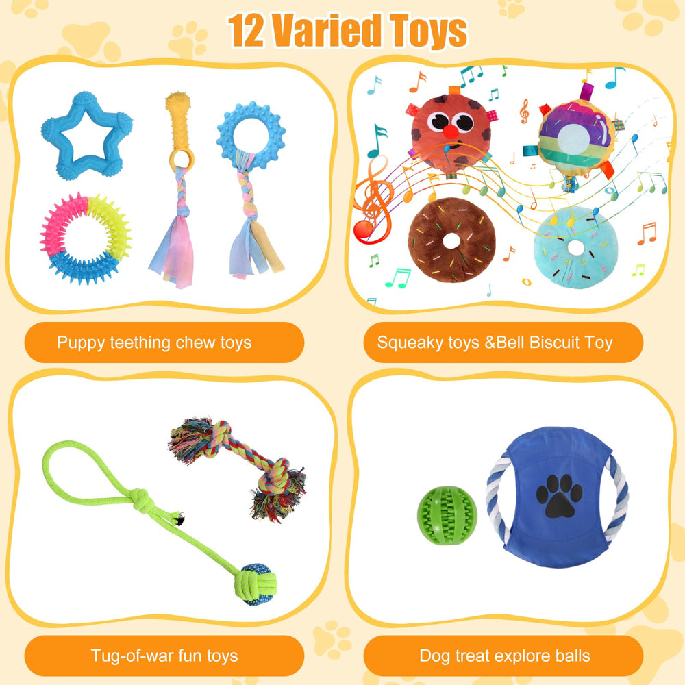 VYNALTIX squeaky toys engage puppies with sound driven play