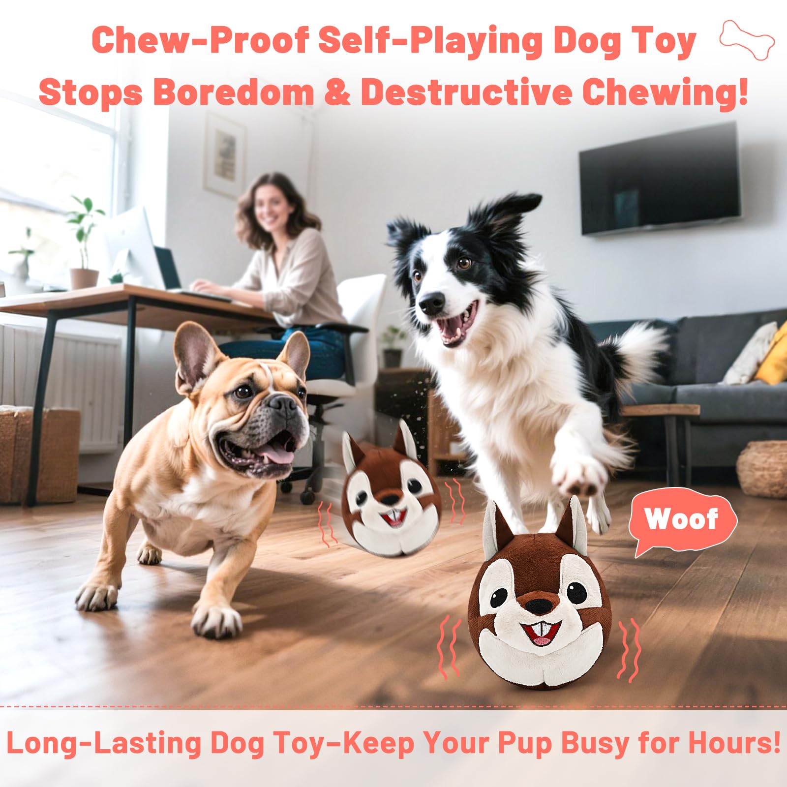 VYsTN USB-Charging Plush Toy for extended play sessions.