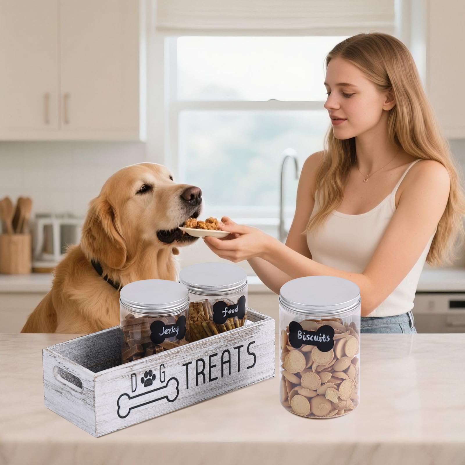 VZODESR cat-treat-station keeps snacks tidy and within reach