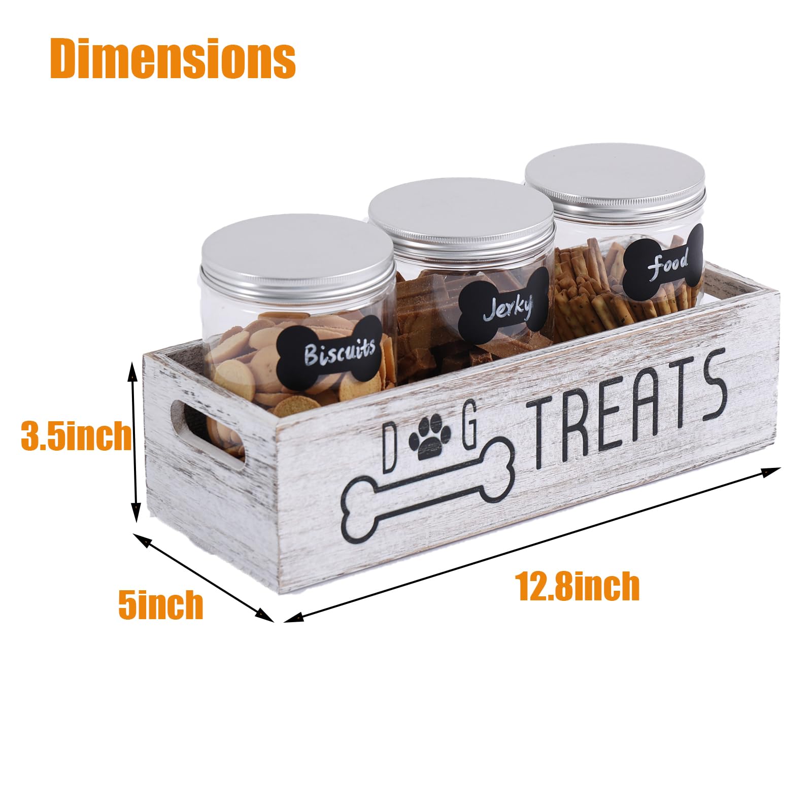 VZODESR customizable labels and marker help sort by pet or treat type