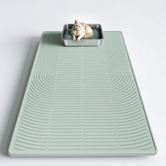 VZYTV Cat Litter Mat 40x28 provides full floor coverage after use.