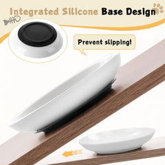 VZZNN anti-slip silicone base stabilizes bowls during feeding