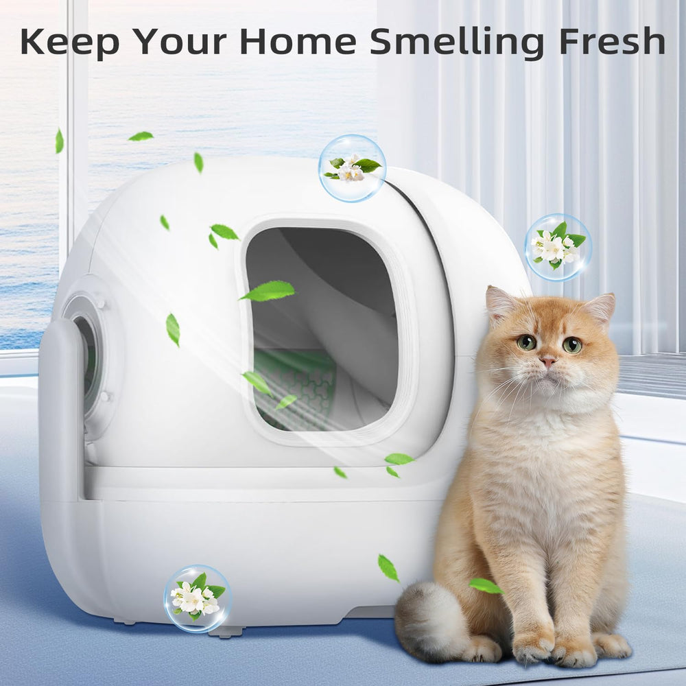 Waatoos N50 helps keep air fresh around self-cleaning litter areas.