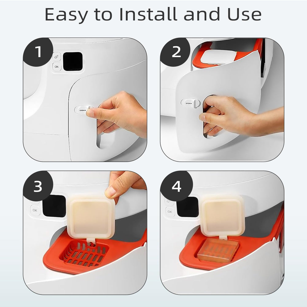 Waatoos N50 six-pack image emphasizes convenient, long-lasting odor management.