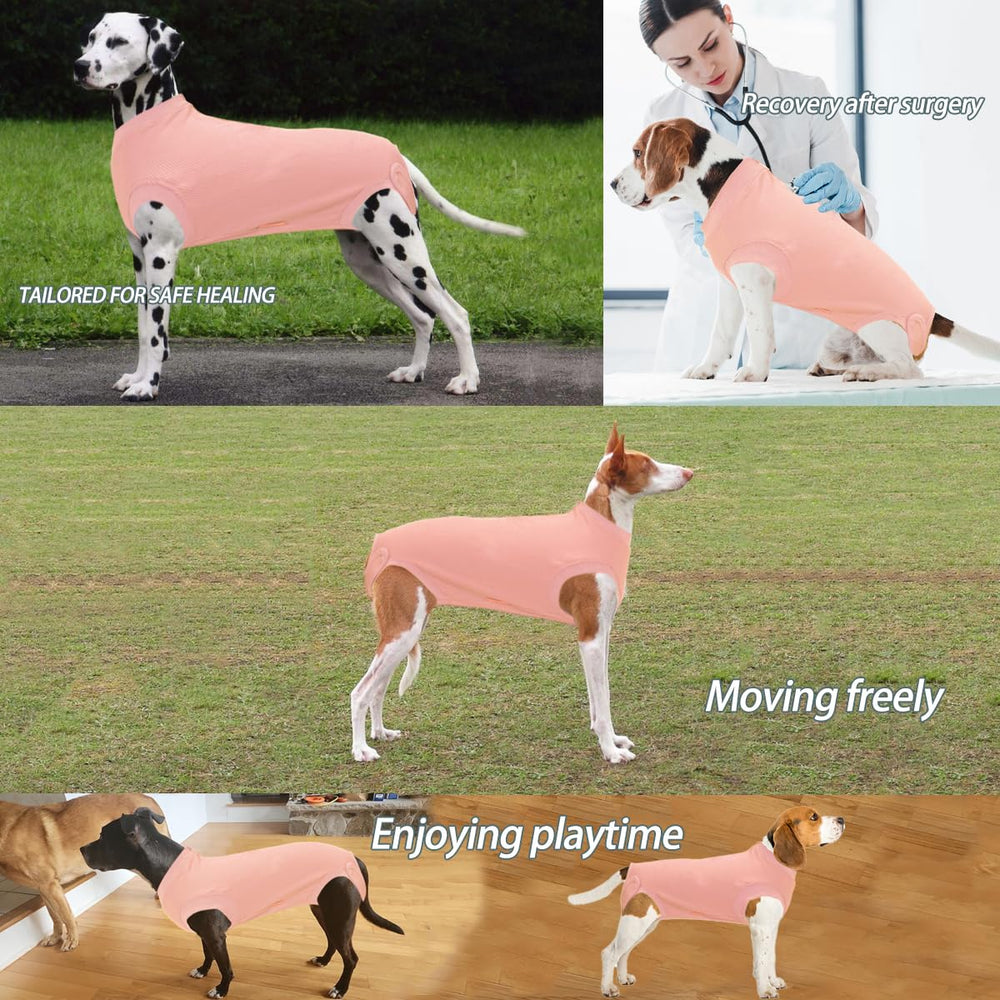 wabdhaly anti-licking dog recovery suit protects wounds while your dog relaxes