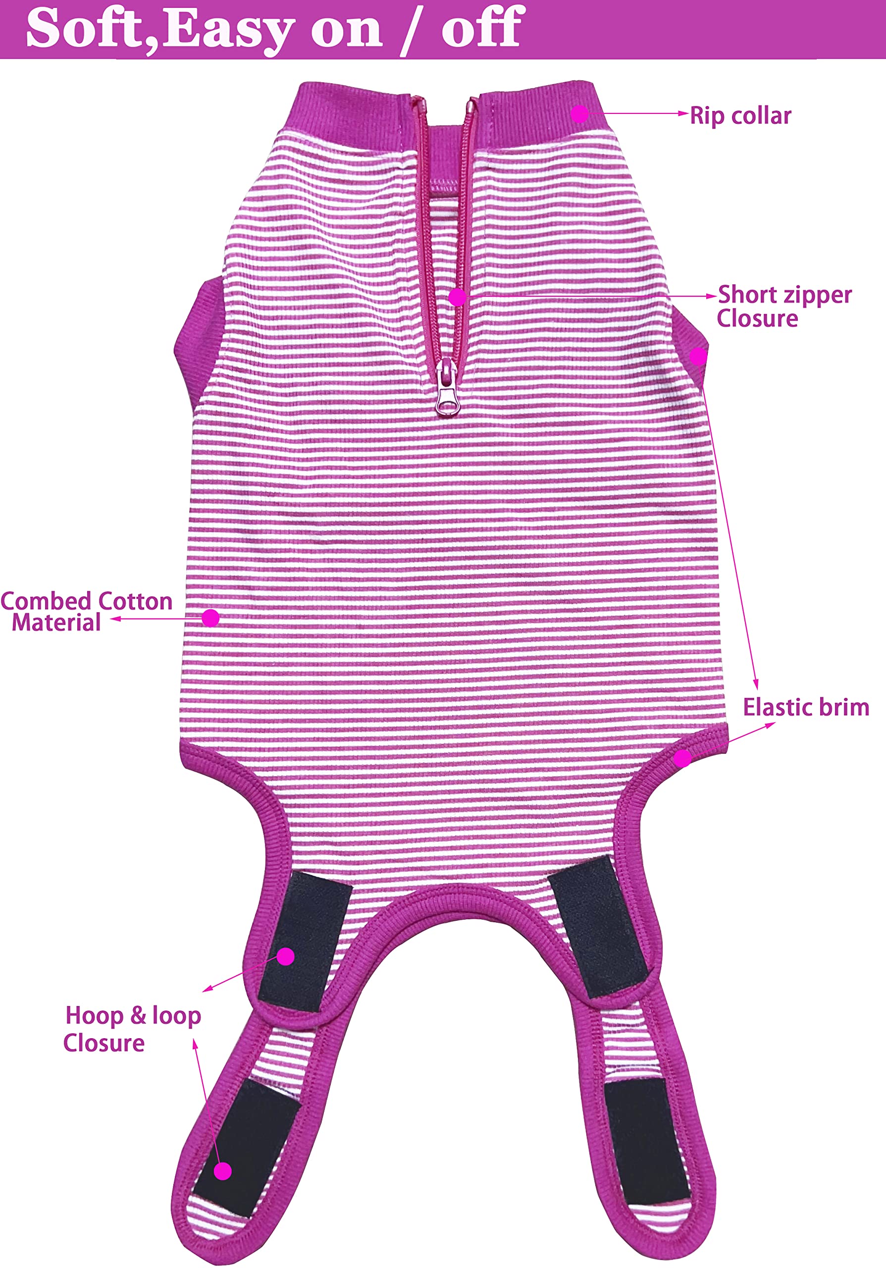 Wabdhaly dog surgery suit supports potty breaks without removal