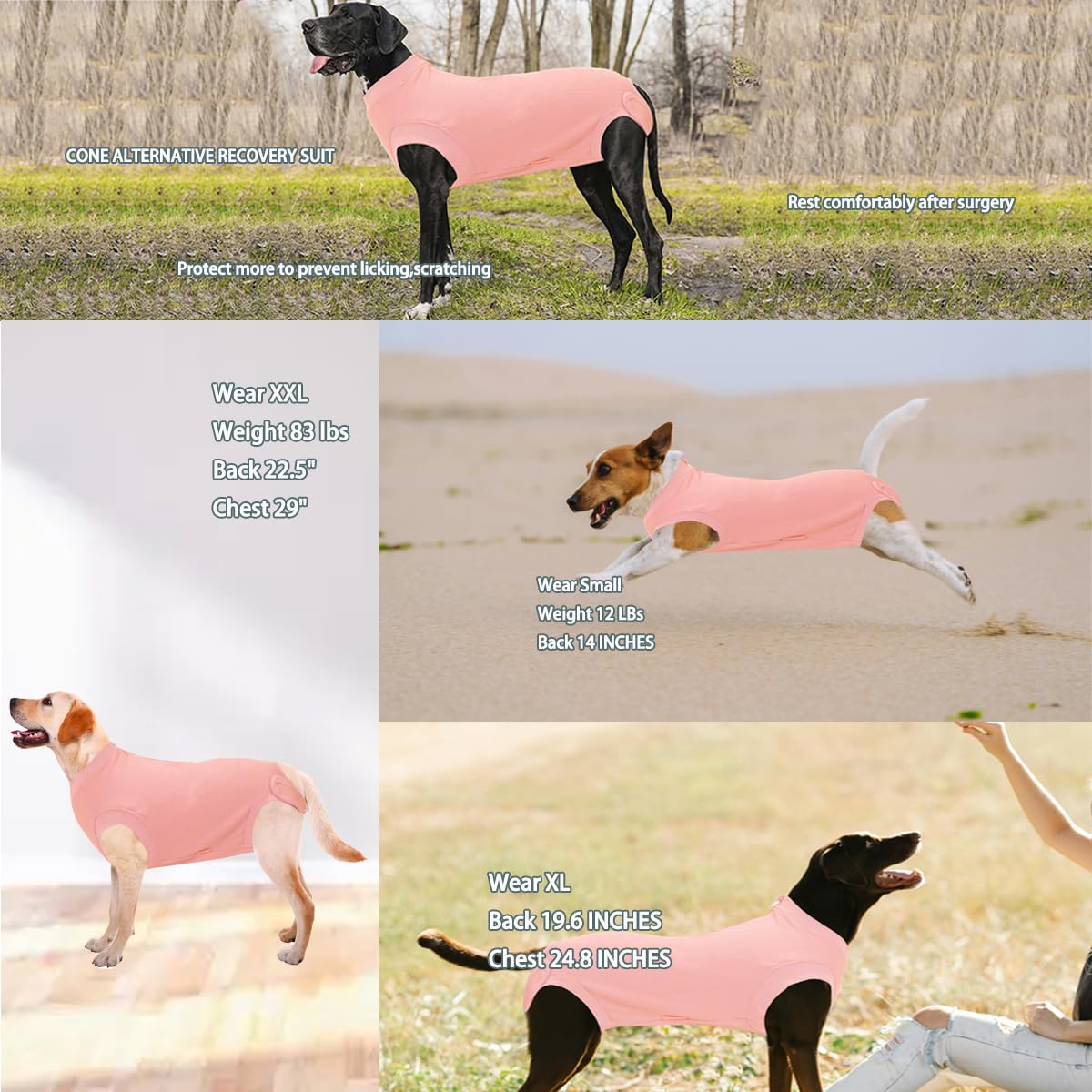 Wabdhaly soft breathable fabric aids comfortable wear after surgery.