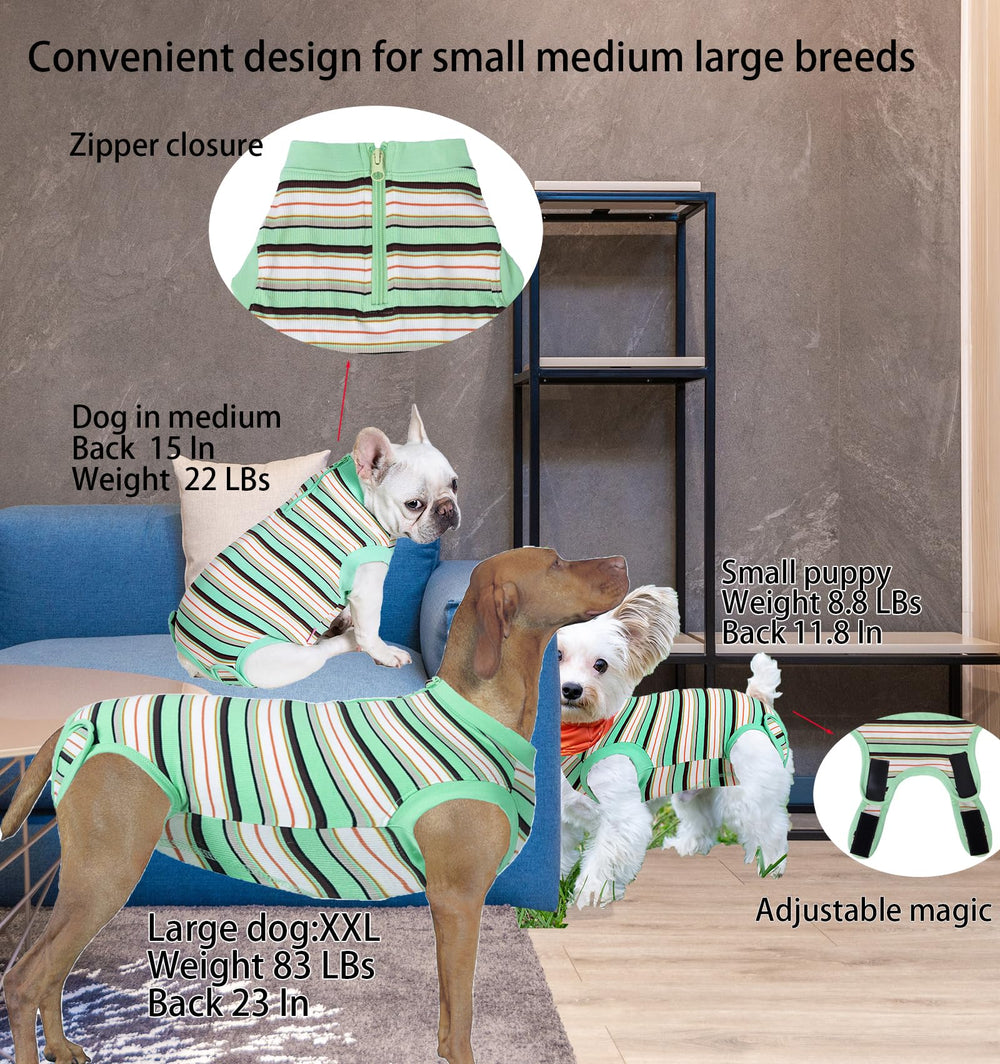Wabdhaly size-3x-large-dog-suit fits larger dogs for secure coverage.
