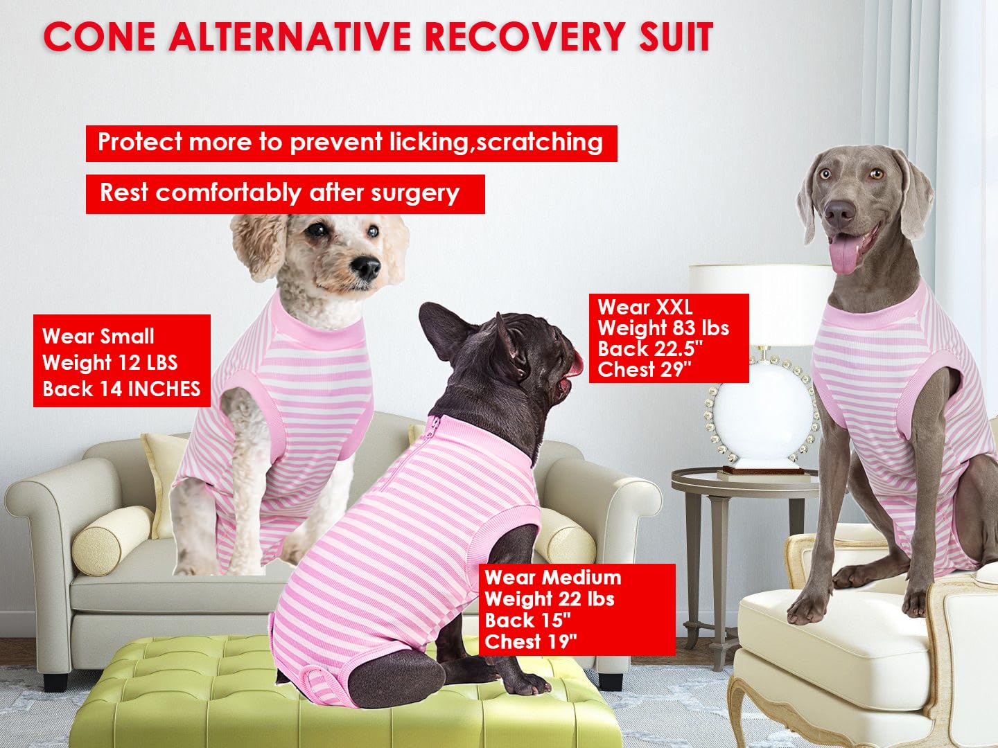 Wabdhaly Recovery Suit breathable fabric keeps skin cool and supports calm healing.