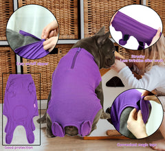 Wabdhaly Recovery Suit breathable soft fabric keeps dog comfortable